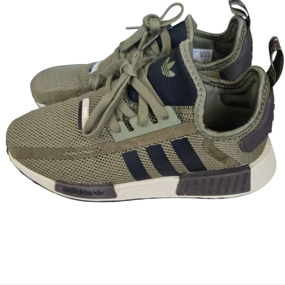 Adidas Mens Olive Green NMD Sneakers EUC - Picture 5 of 16